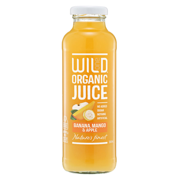 Organic Banana, Mango & Apple Juice Wild One - 1 x 360 ml