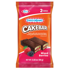 Chocoramo Mixed Berries Jam-Filled Cake Bars - 2-Pack (80g)