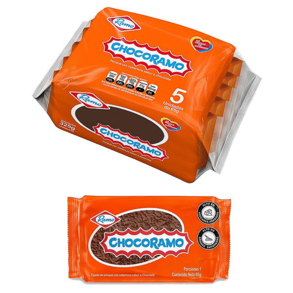 Chocoramo Chocolate Covered Vanilla Cake 5-Pack 325g