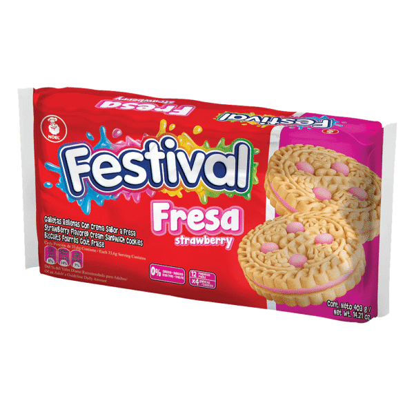 Festival Strawberry Cookie Noel 12-Pack 403g