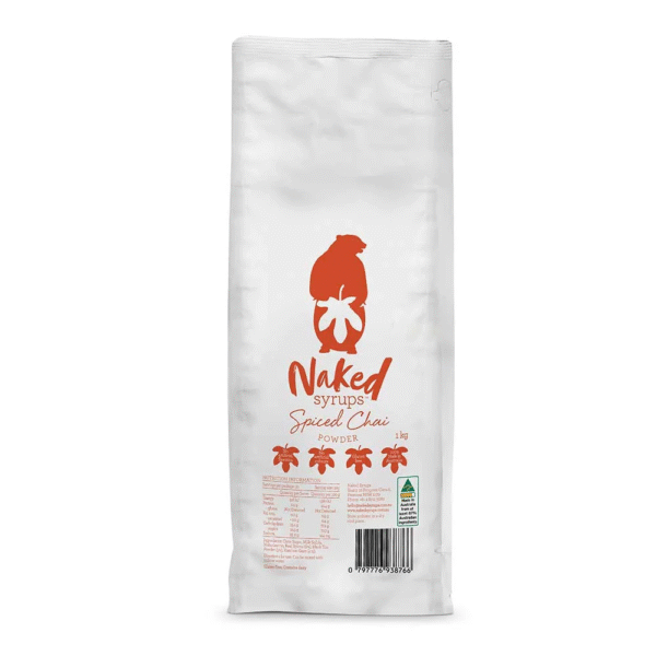 Naked Syrups Spiced Chai Latte 1Kg - Gluten Free