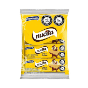 Nucita Wafer Hazelnut flavored Cookies 8 pack 160g