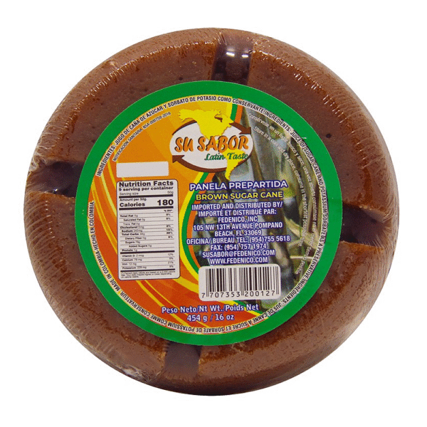 Panela Brown Sugar Cane 454g Su Sabor