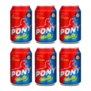 Pony Malta - Malt Soft Drink 6 x 330ml Can