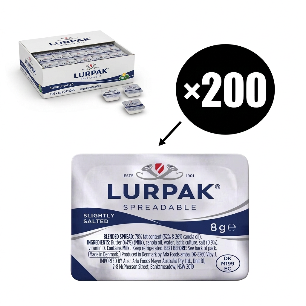 Lurpak Spreadable Portions x 200
